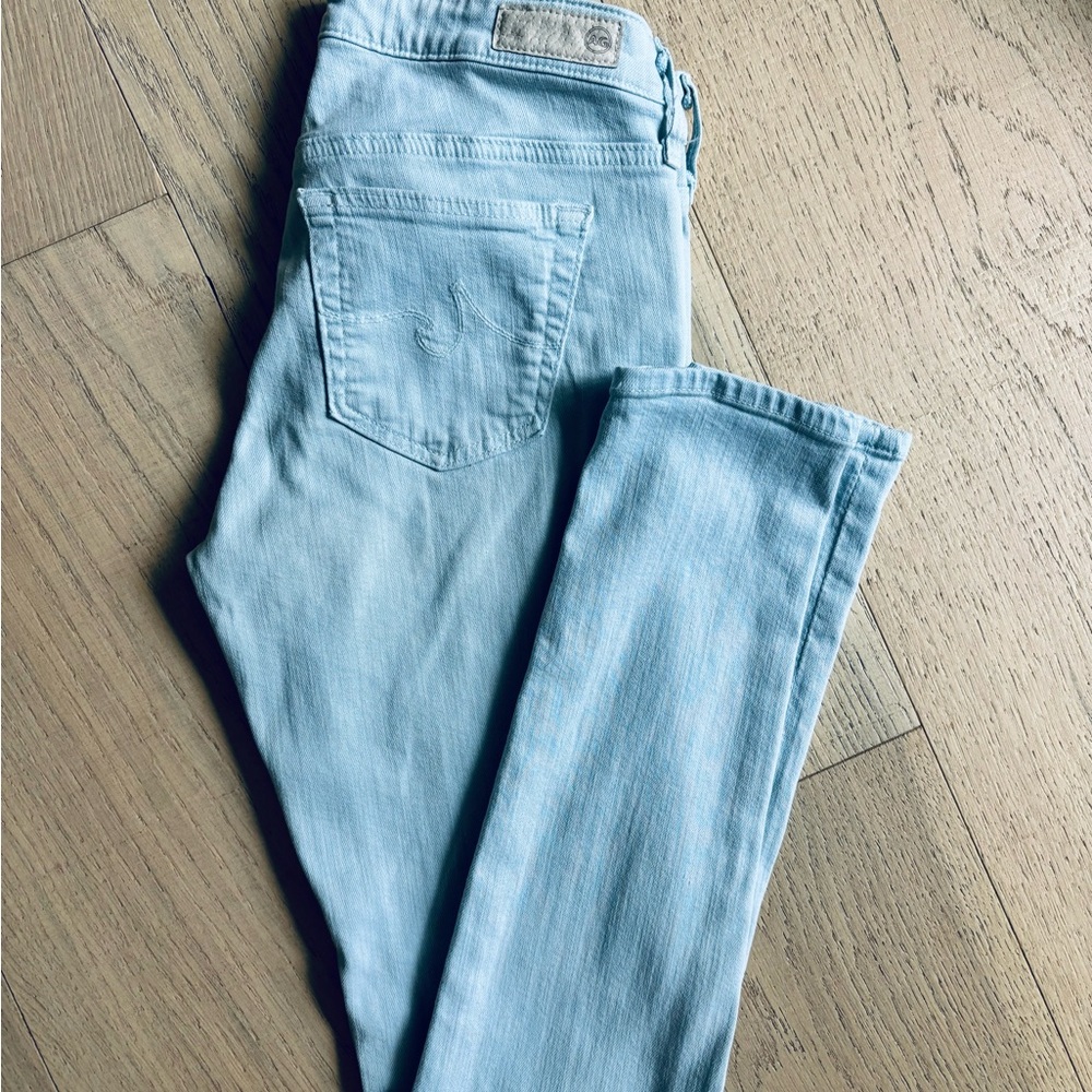 AG Adriano Goldschmied Light Blue Skinny Jeans